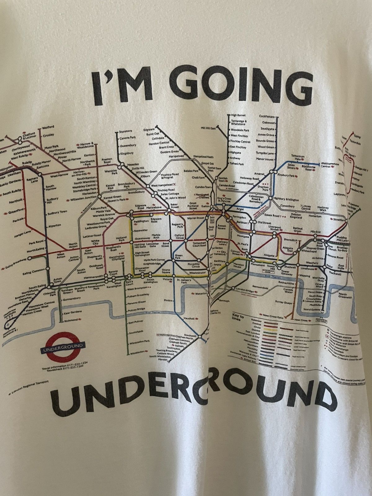 Vintage Vintage London Underground Tee Size US L / EU 52-54 / 3 - 2 Thumbnail