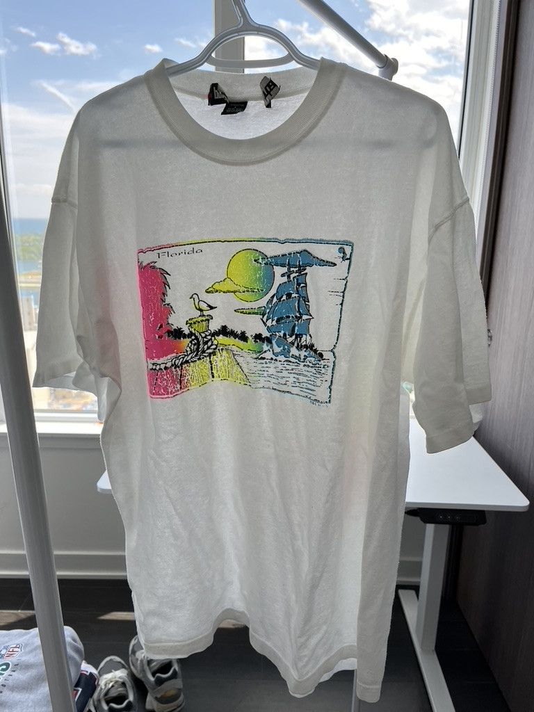Vintage Vintage Florida Tee Size US L / EU 52-54 / 3 - 1 Thumbnail