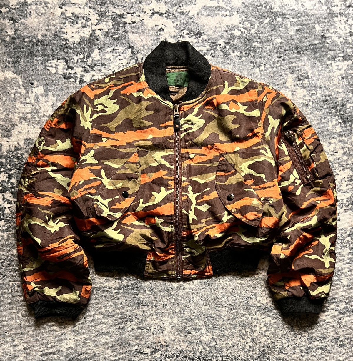 Jean Paul Gaultier Jean Paul Gaultier MA-1 Camo Junior Gaultier Bomber Jacket Size US XS / EU 42 / 0 - 4 Thumbnail