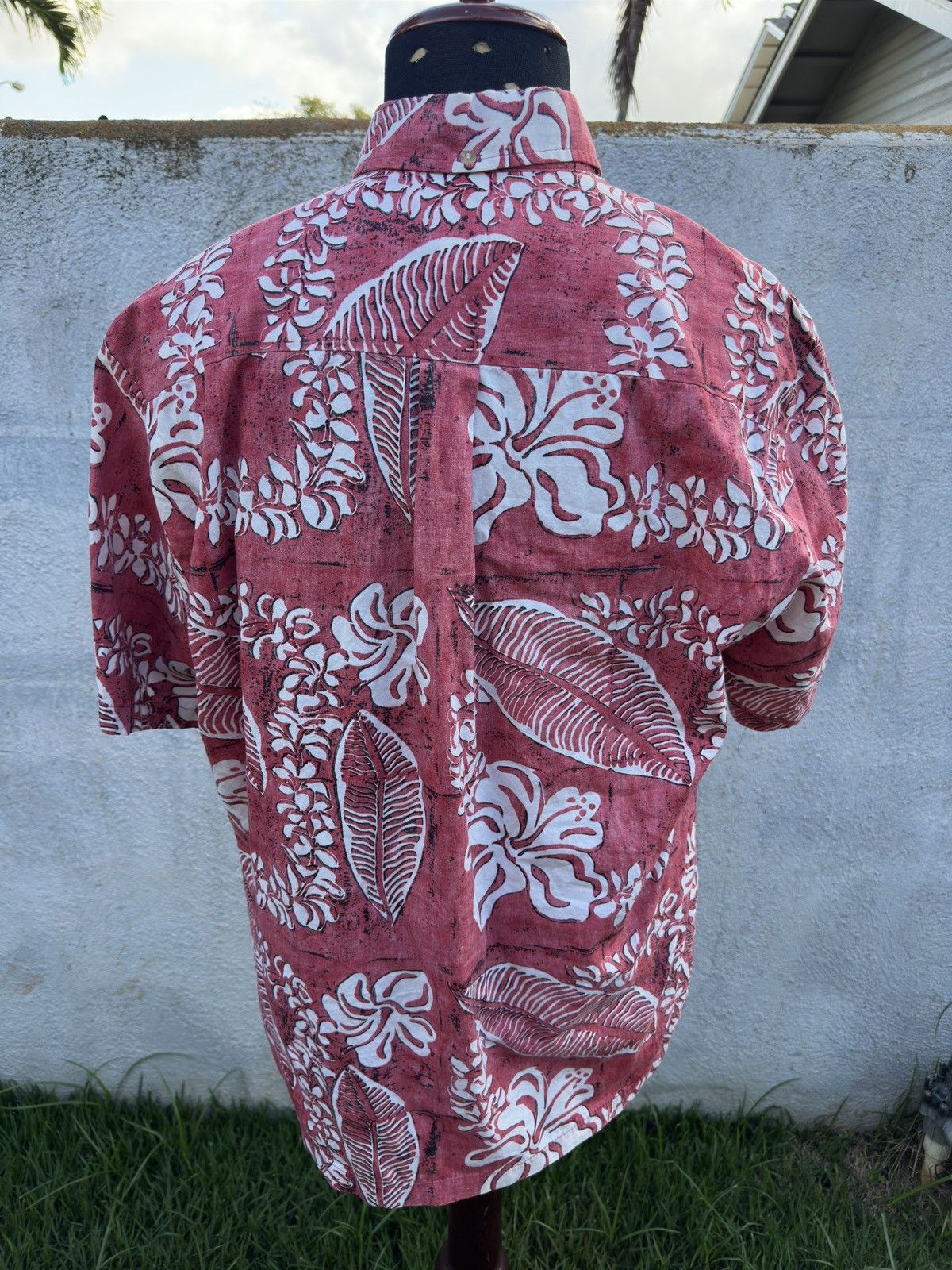 Other PreOwned Kahala Hawaiian Print Red 3/4 Button Men's Large Size US L / EU 52-54 / 3 - 2 Thumbnail