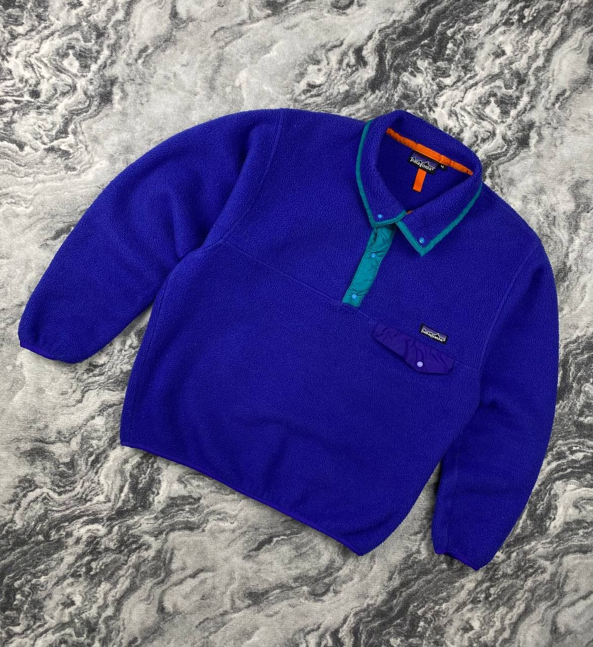 Patagonia Vintage Patagonia Synchilla Fleece Jacket Snap T Pullover Size US M / EU 48-50 / 2 - 1 Thumbnail