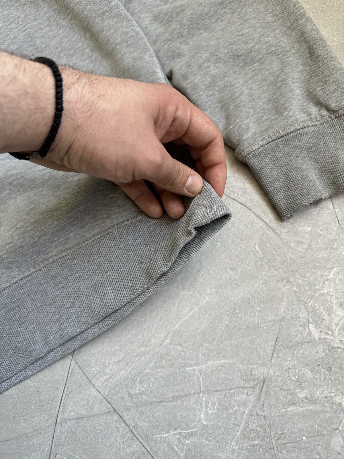 Stone Island Stone Island Grey Sweatshirt Crewneck Distressed Size US M / EU 48-50 / 2 - 7 Thumbnail