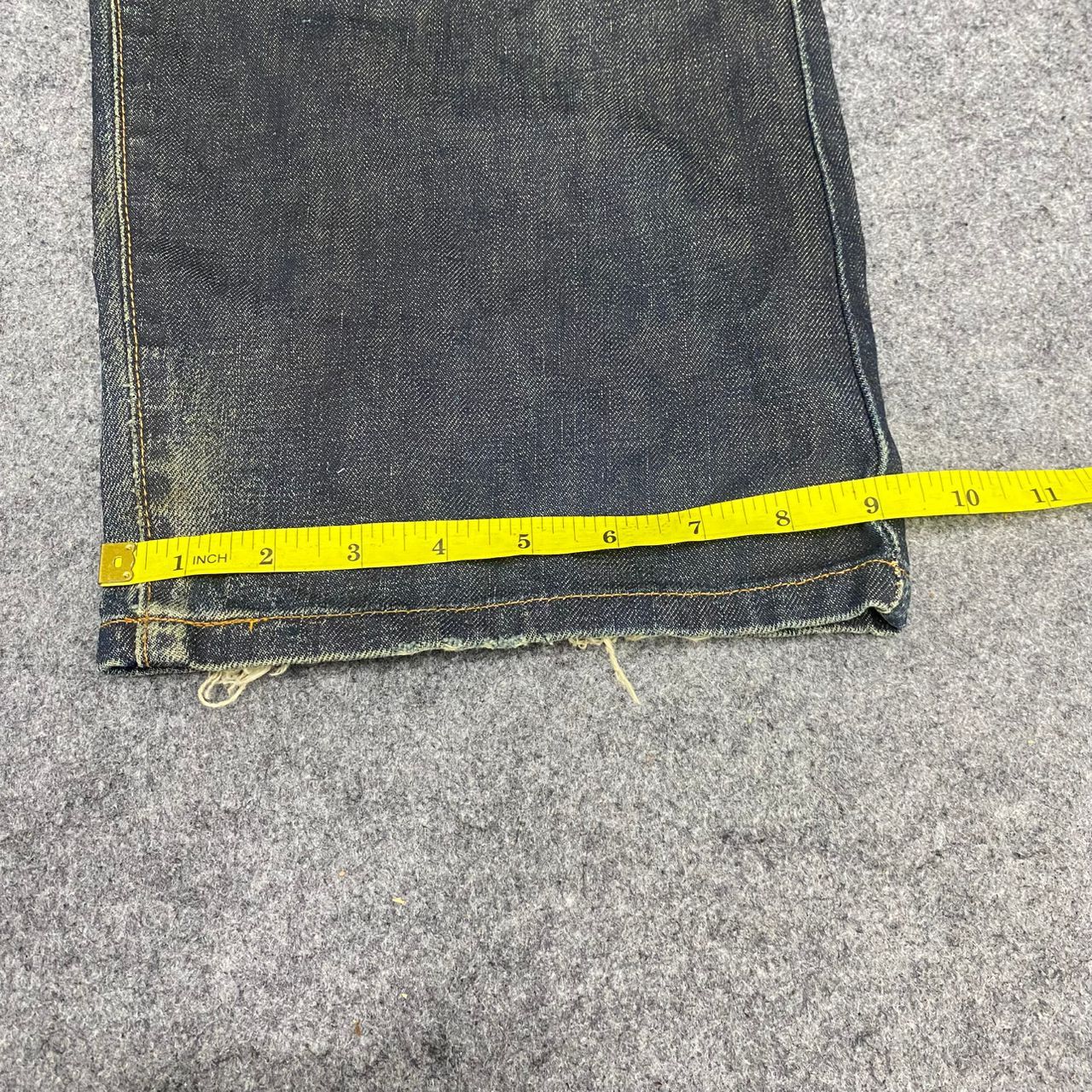 Edwin Vintage Edwin Baggy Distressed Denim Size US 35 - 8 Thumbnail