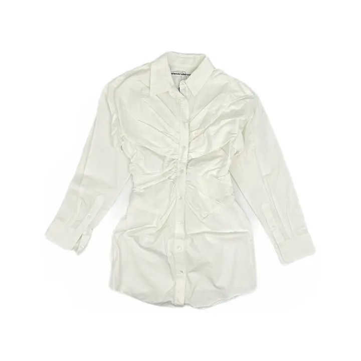 Alexander Wang Alexander Wang Stylish Solid Color Button-Up Shirt 0079 Size S / US 4 / IT 40 - 1 Thumbnail