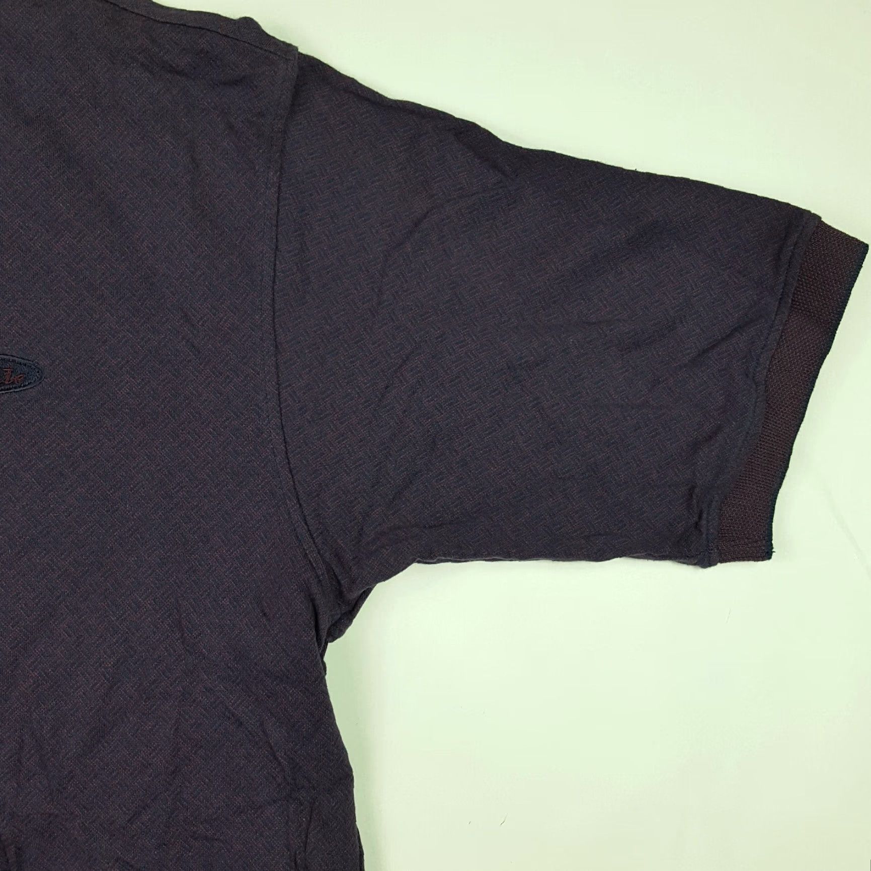 Vintage VINTAGE gea Polo Shirt Mens Size L Wine Short Sleeve Golf Club Collared 90s Retro Geometric Knit Cotton Shirt Size US L / EU 52-54 / 3 - 4 Thumbnail