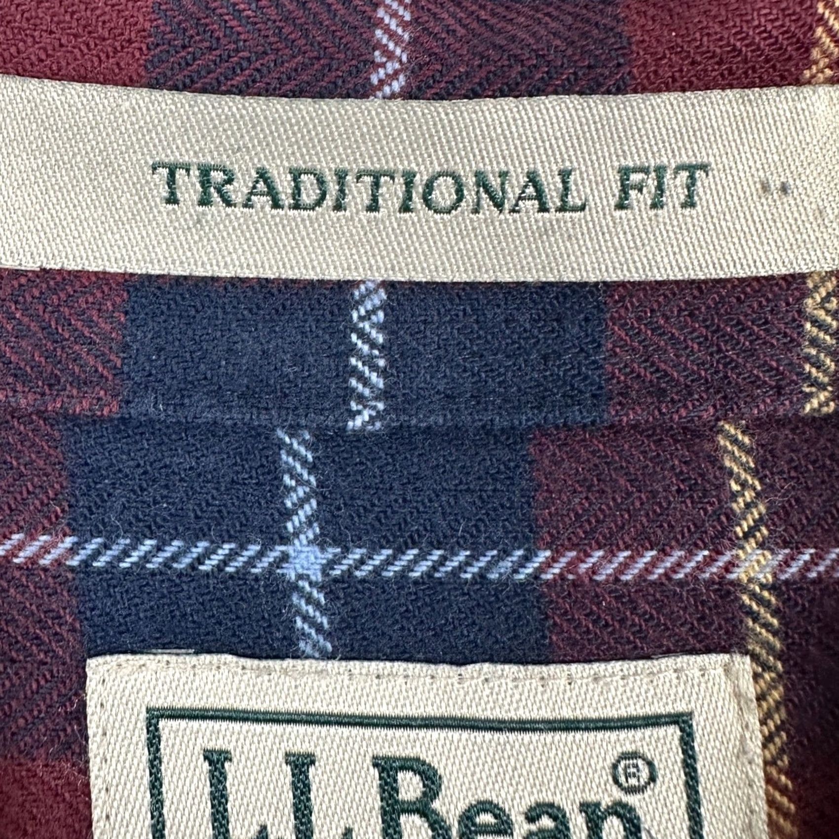 Vintage L.L. Bean Shirt Flannel Men M Red Plaid Traditional Button-Down Shirt Size US M / EU 48-50 / 2 - 5 Thumbnail