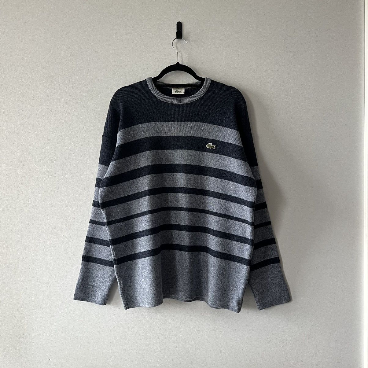 Lacoste Vintage Lacoste Striped Knit Sweater Y2K Preppy Quiet Luxury Size US L / EU 52-54 / 3 - 1 Thumbnail