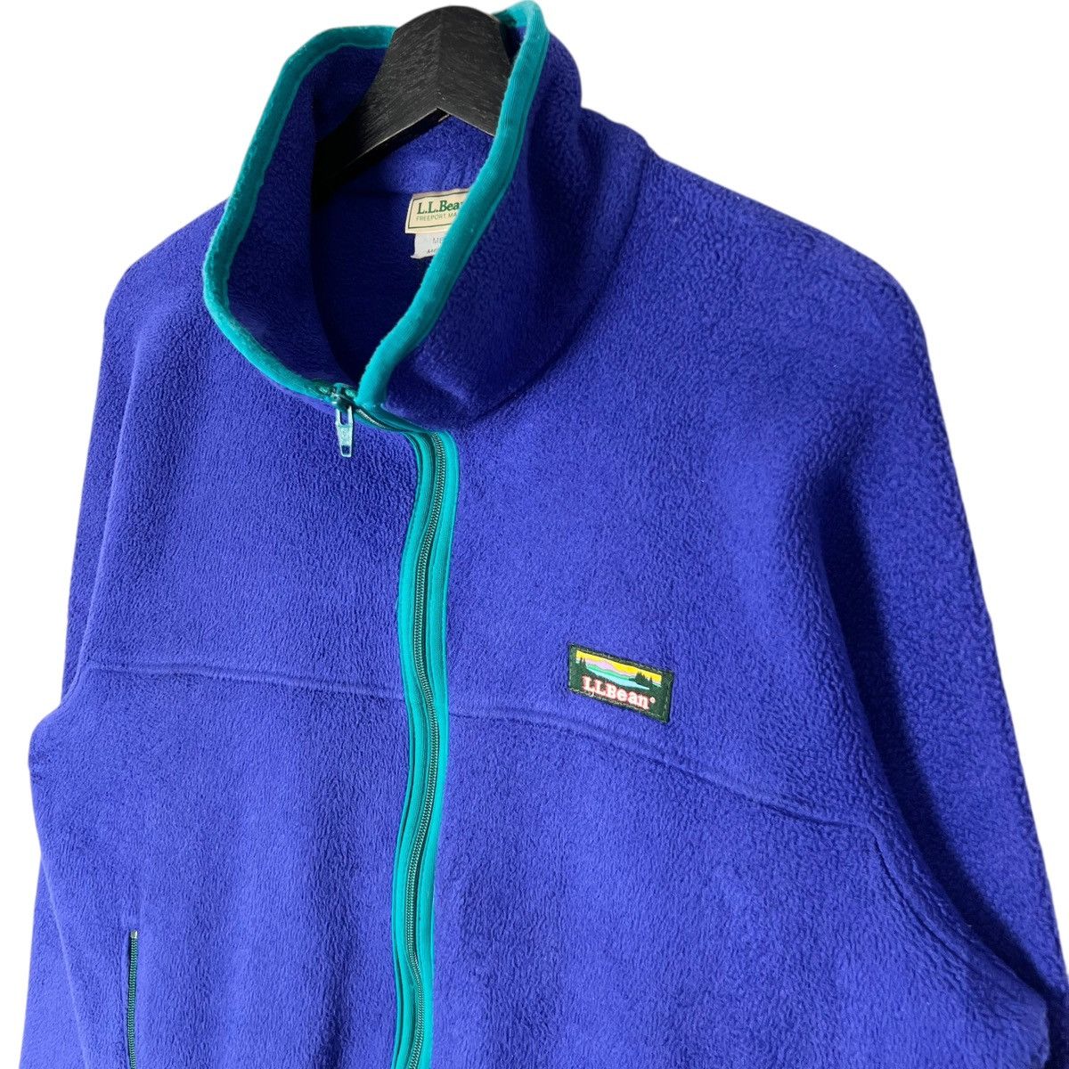L.L. Bean Vintage LL Beans Men Zipper Fleece Jacket Size US M / EU 48-50 / 2 - 4 Thumbnail