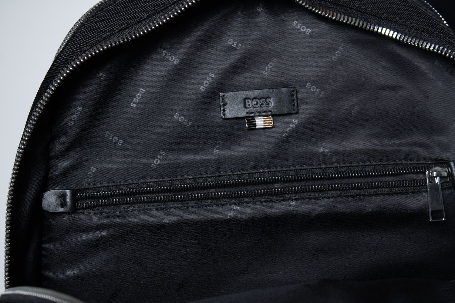 Hugo Boss BOSS, backpack with leather details Size ONE SIZE - 6 Thumbnail