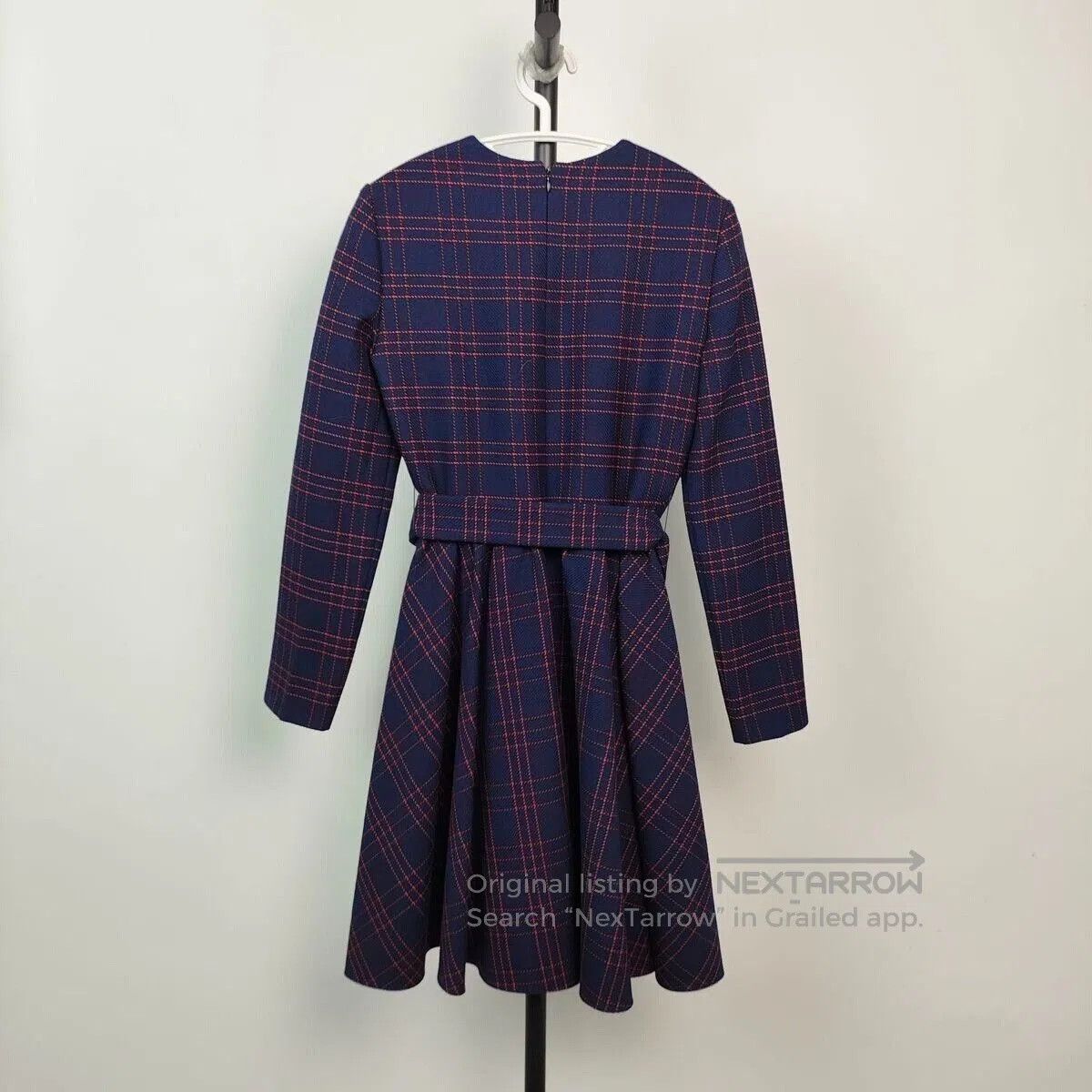 Dior Dior Cotton Plaid Long Sleeve Dress. Size M / US 6-8 / IT 42-44 - 2 Thumbnail