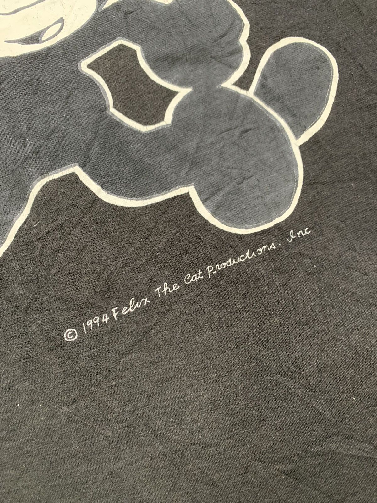 Anime Vtg 1994 Felix The Cat Big Logo Printed Hoodie Size US M / EU 48-50 / 2 - 4 Thumbnail
