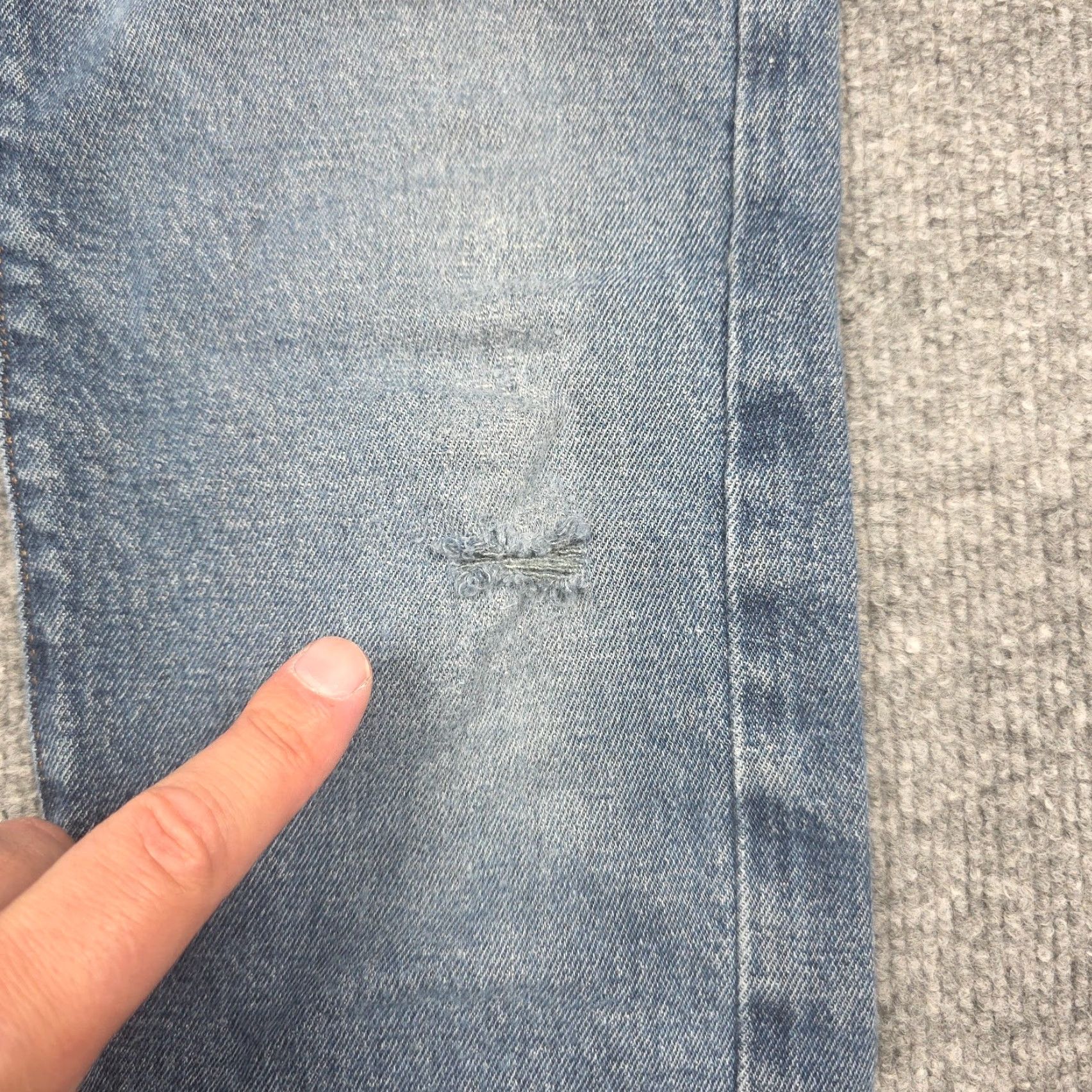 Levi's VINTAGE Levi's 511 Jeans Mens 28x29 Slim Tapered Blue Made & Crafted Denim Cotton Blend Pockets Stretch Slim fit Mens Jeans 90s style Size US 28 / EU 44 - 5 Thumbnail