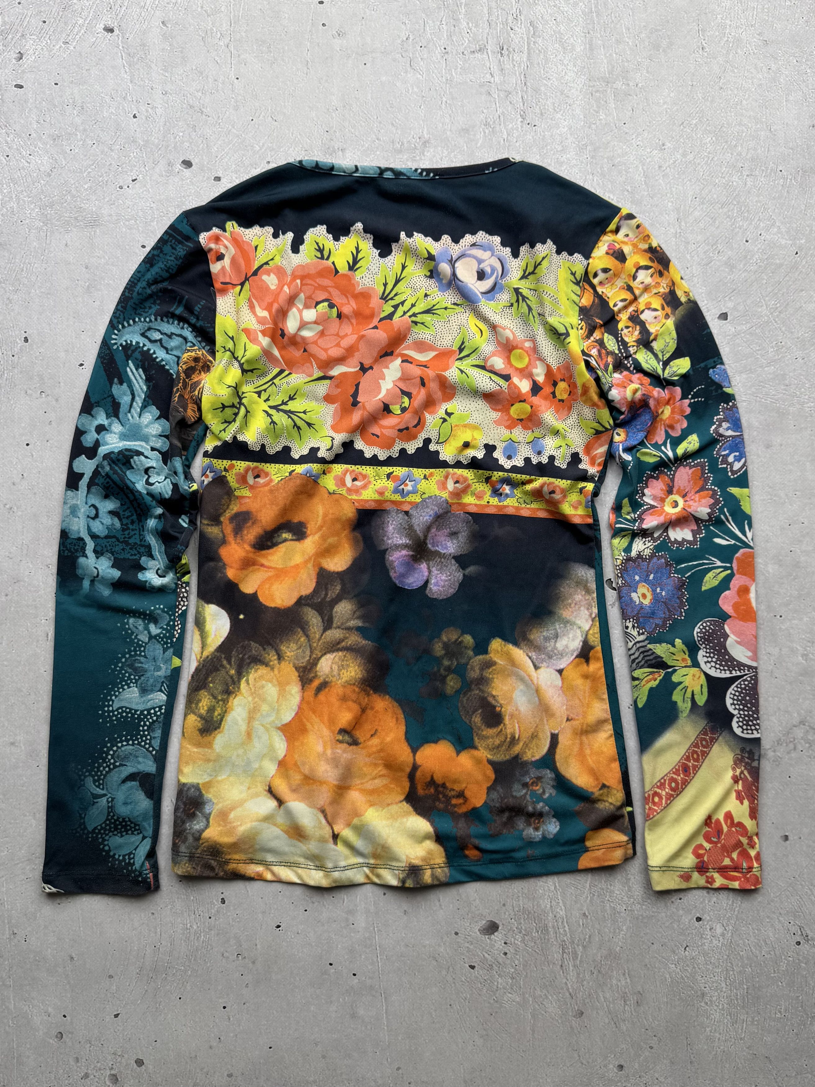 Japanese Brand × Vintage Vintage Full Printed Amazing Long Sleeve Size S / US 4 / IT 40 - 6 Thumbnail