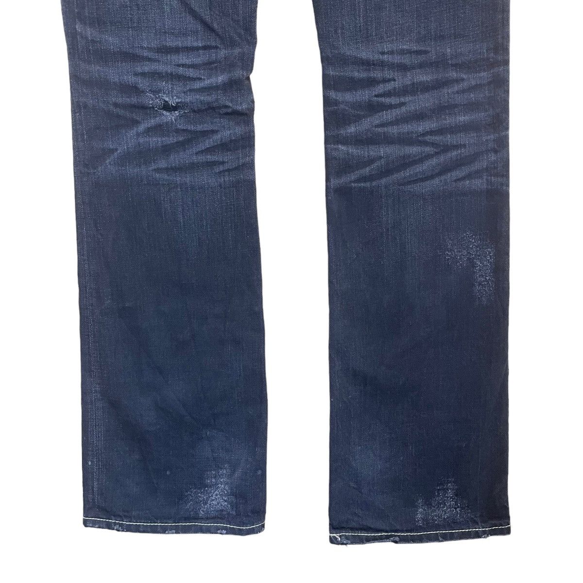 If Six Was Nine Hideaway Nicole Synthetic Leather Lowrise Bootcut Jeans Size US 32 / EU 48 - 11 Thumbnail