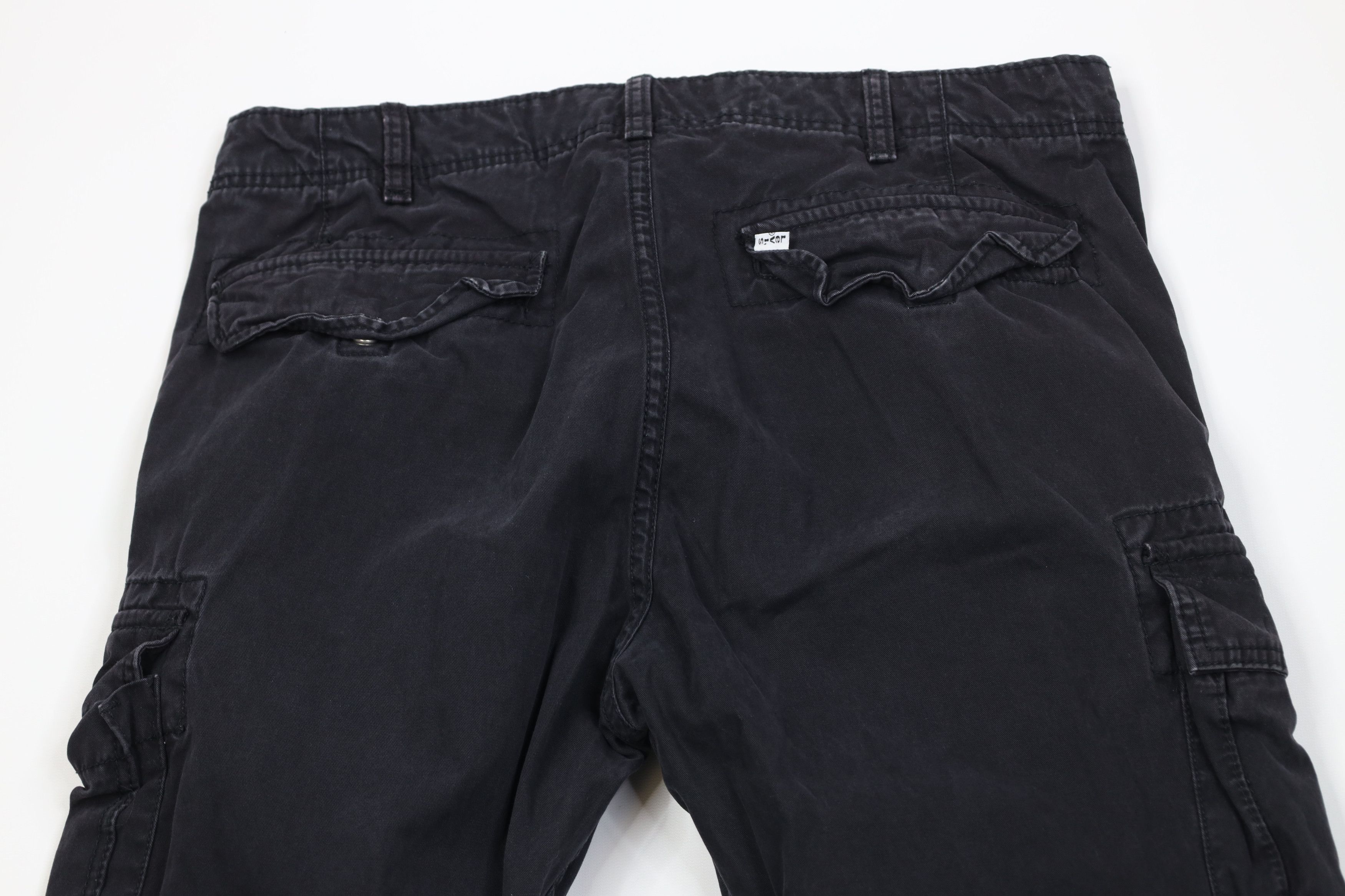 Levi's Vintage Y2K Levis Loose Wide Leg Cargo Pants Gray Cotton Size US 34 / EU 50 - 11 Thumbnail