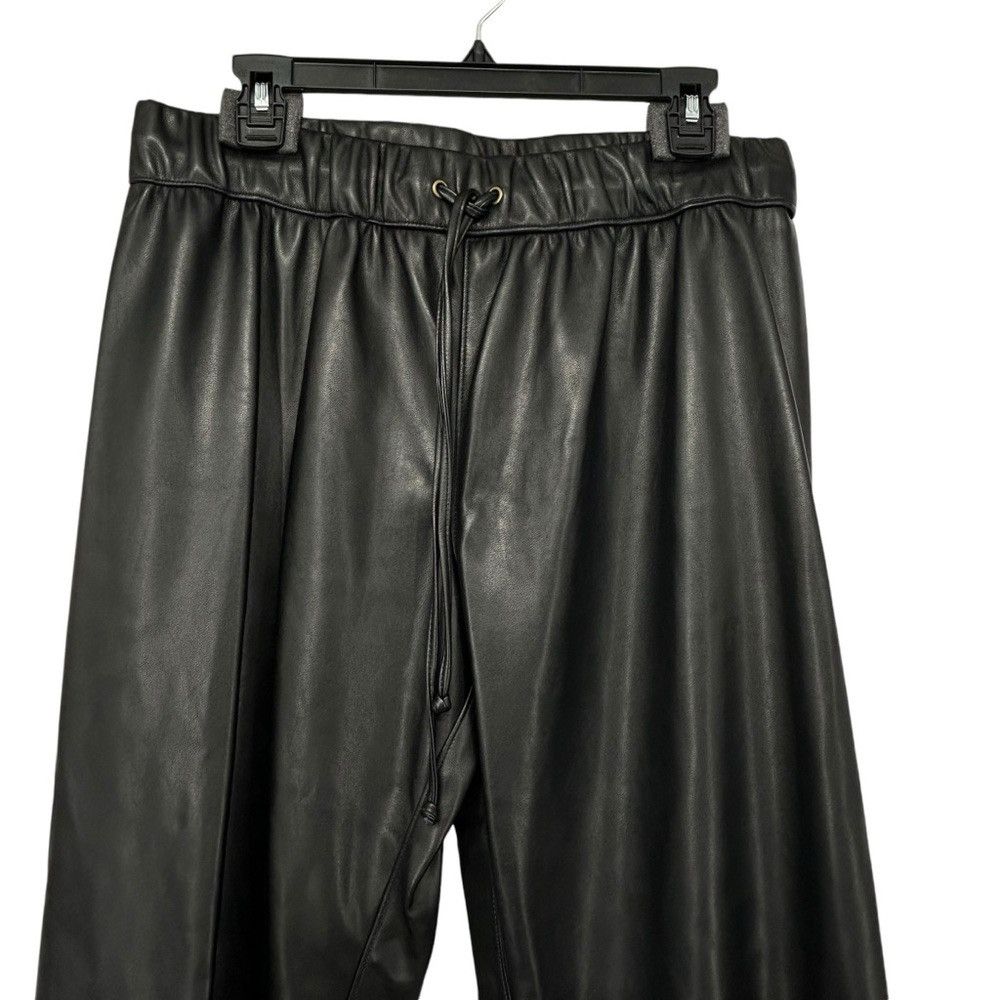 Enza Costa ENZA COSTA FAUX LEATHER JOGGER PANTS SIZE L STREETWEAR Size 31" - 7 Thumbnail
