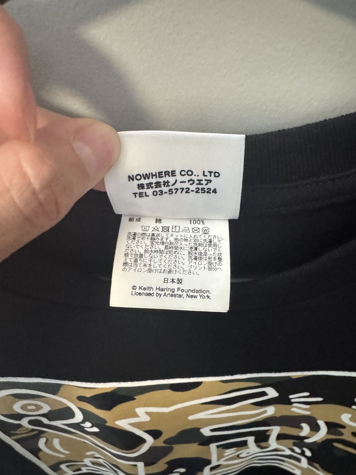 Bape Black Bape tee with green camo DJ short sleeve ladies Size XS / US 0-2 / IT 36-38 - 4 Thumbnail