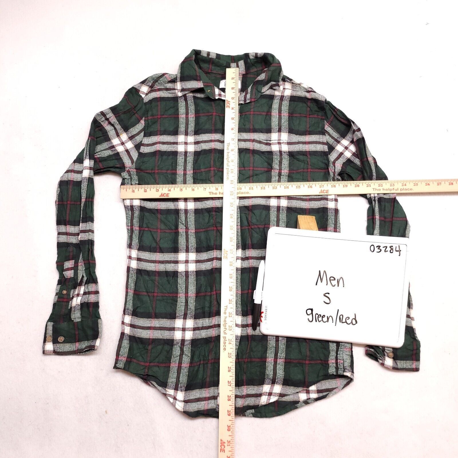 Croft & Barrow Croft & Barrow Tartan Flannel Shirt Mens Size Large L Green Size US L / EU 52-54 / 3 - 6 Thumbnail