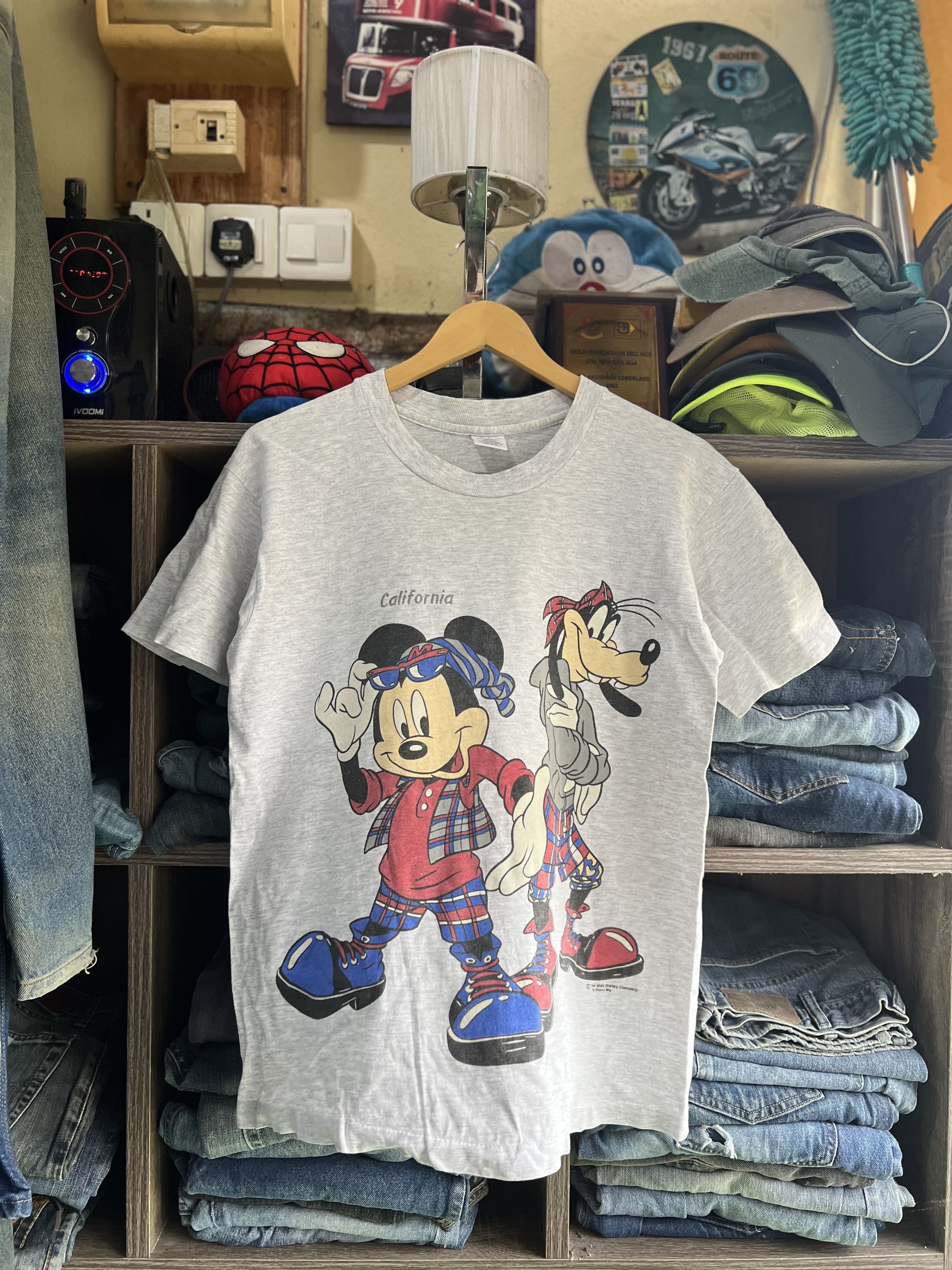 Mickey Mouse 🔥Rare Vintage Mickey & Goofy California Tee Size US M / EU 48-50 / 2 - 12 Thumbnail