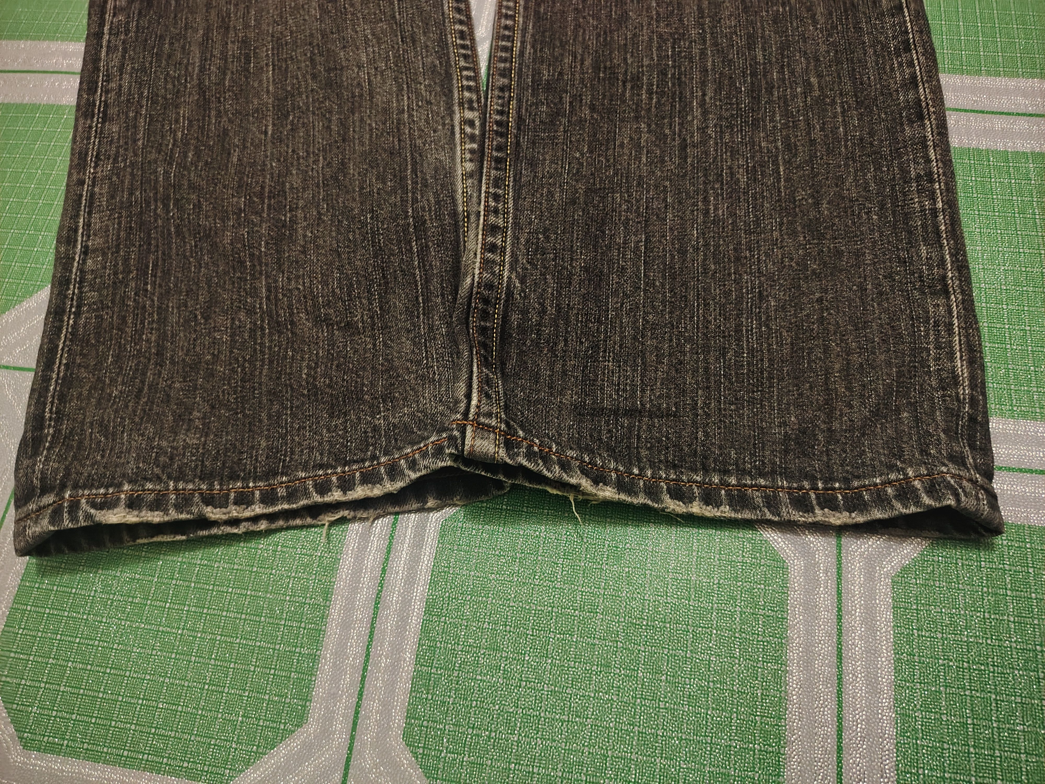 Levi's Distressed Rare!!! Levis 502 Back Pocket Bead Pattern Size US 34 / EU 50 - 17 Thumbnail