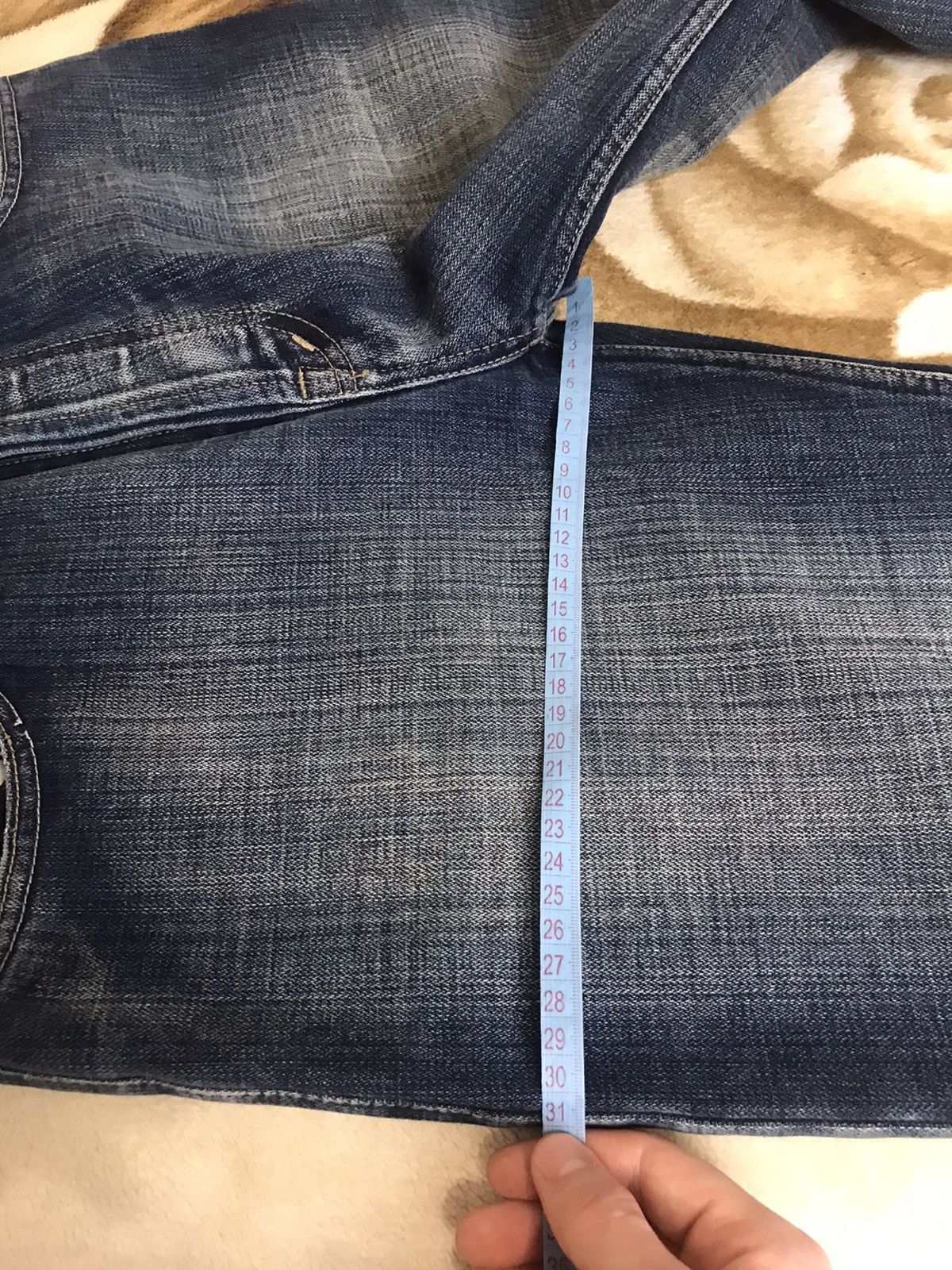 Diesel 🔥 Rare Diesel Washed Faded Denim Y2K Baggy Pants Japan Jeans Size US 32 / EU 48 - 15 Thumbnail