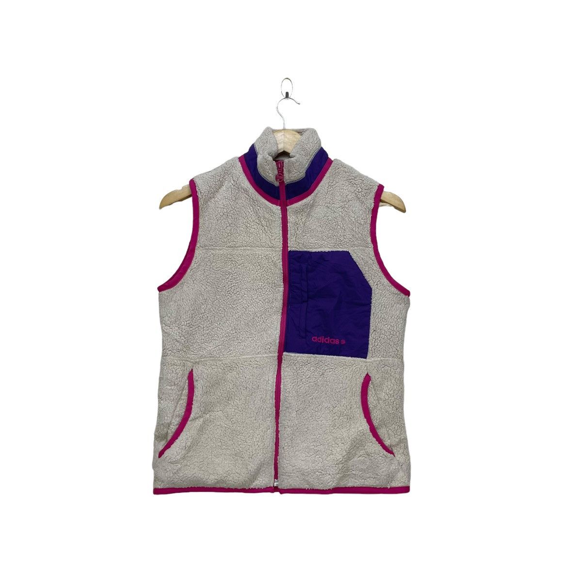 Adidas Adidas Deep Pile Vest Jacket Size M / US 6-8 / IT 42-44 - 1 Thumbnail