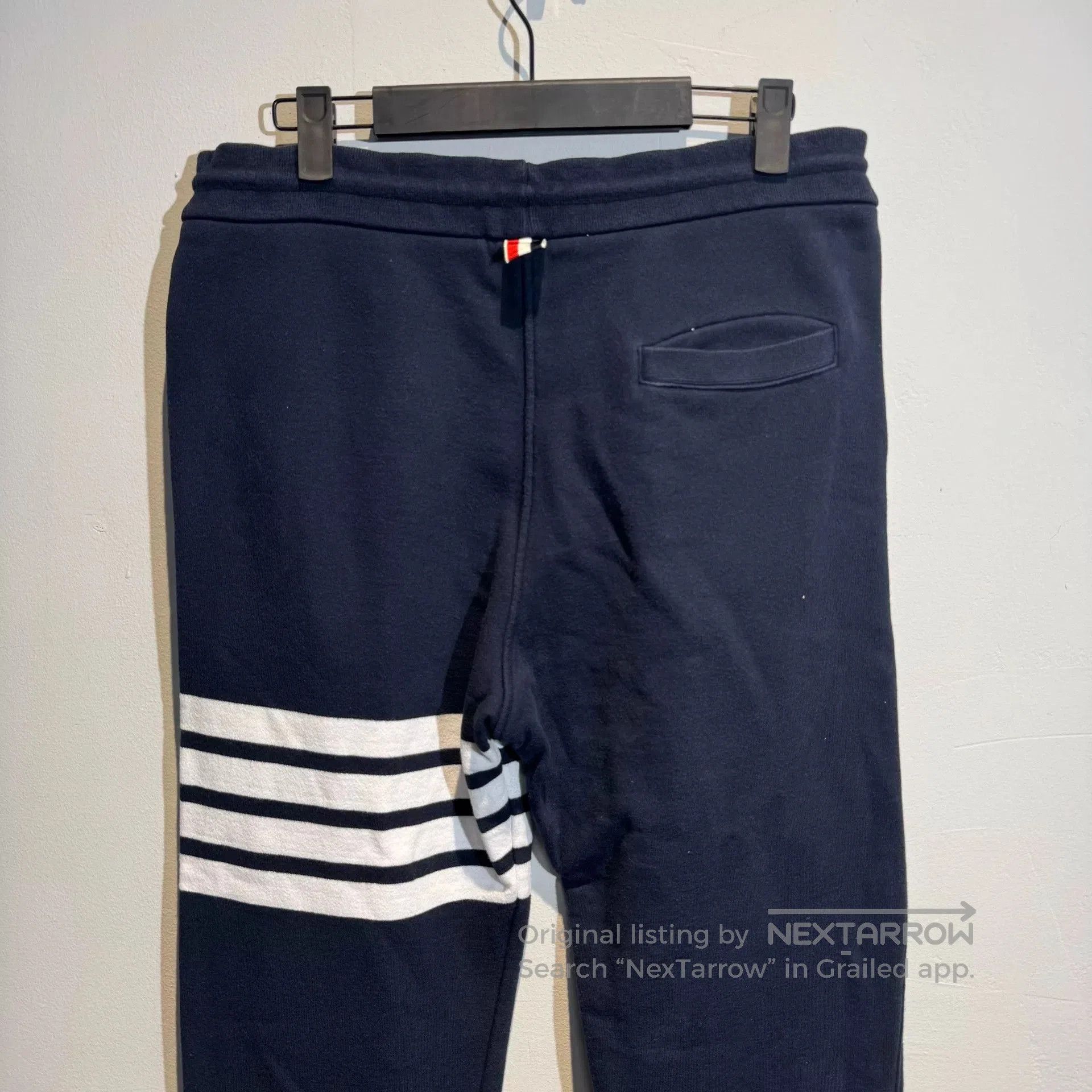 Thom Browne Thom Browne Navy Sweatpants with Stripes. Size US 28 / EU 44 - 6 Thumbnail