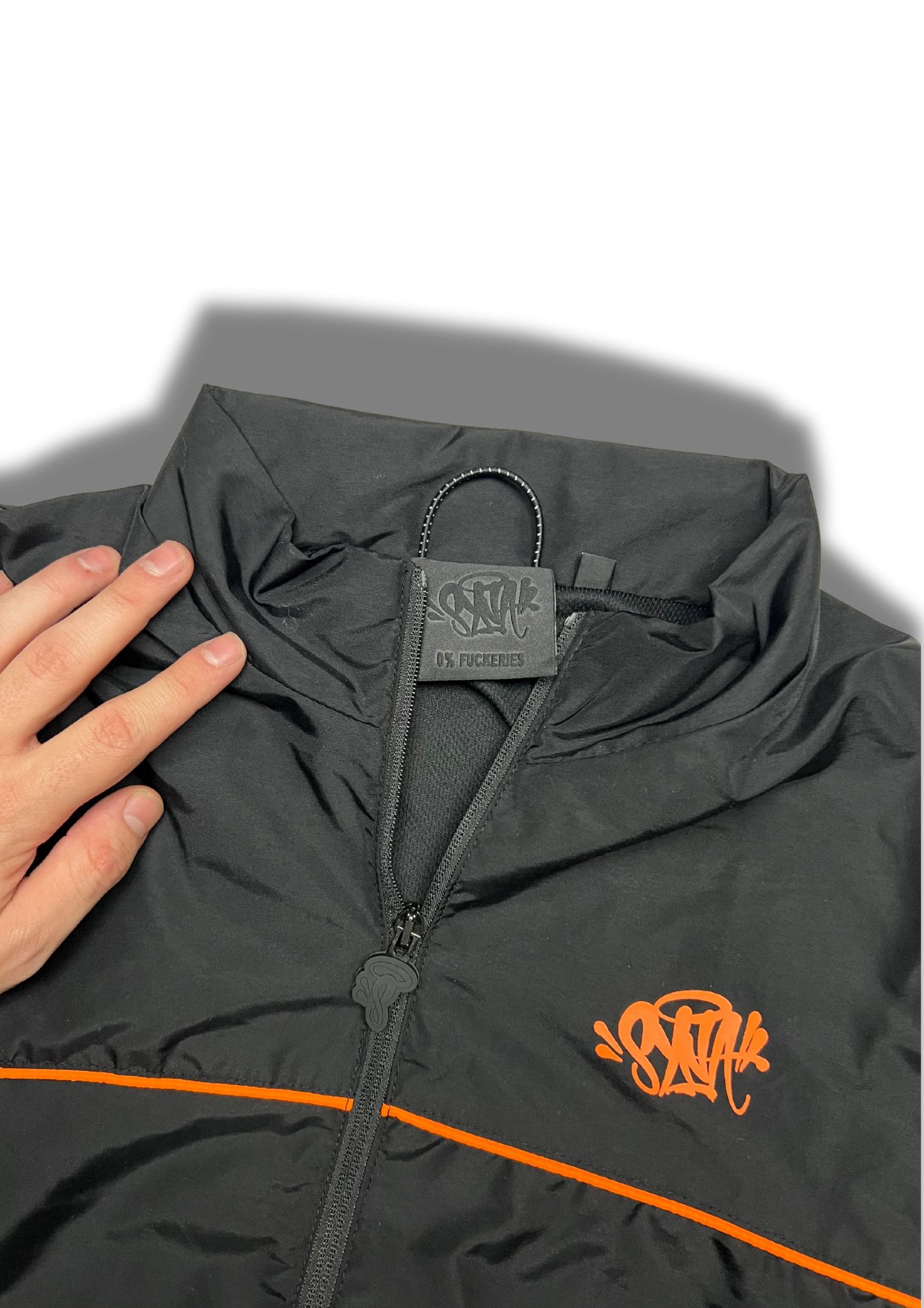 Syna World Syna World Shell Tracksuit “BLACK / ORANGE” Size US L / EU 52-54 / 3 - 6 Thumbnail