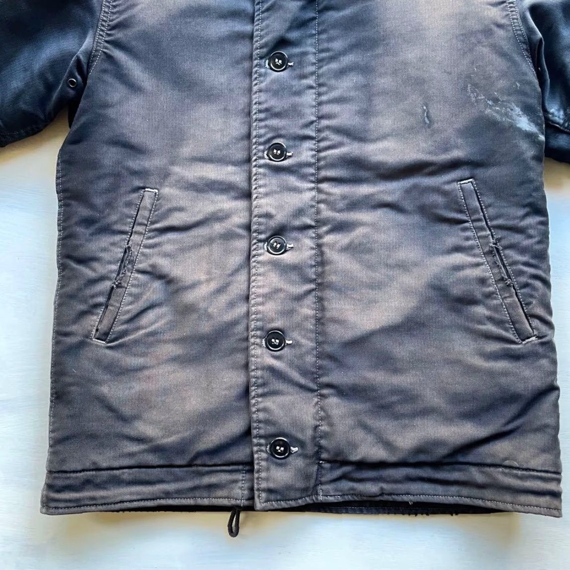 Buzz Rickson's BUZZ RICKSON'S N-1 Deck Jacket William Gibson Alpaca Black Size 36 from JPN Size US XXS / EU 40 - 7 Thumbnail