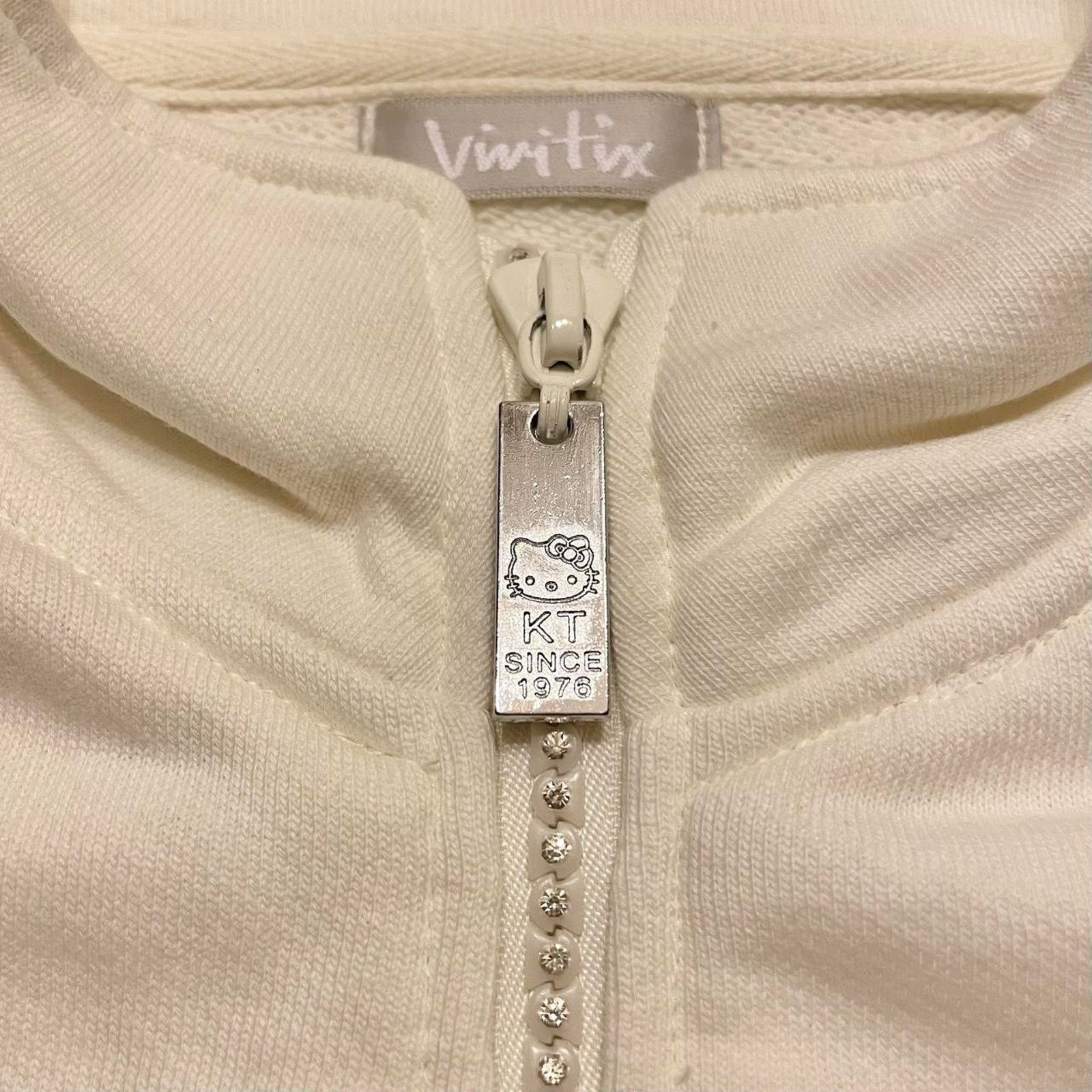 Japanese Brand Y2K 2003 VIVITIX x SANRIO x HELLO KITTY zip-up track jacket Size S / US 4 / IT 40 - 6 Thumbnail