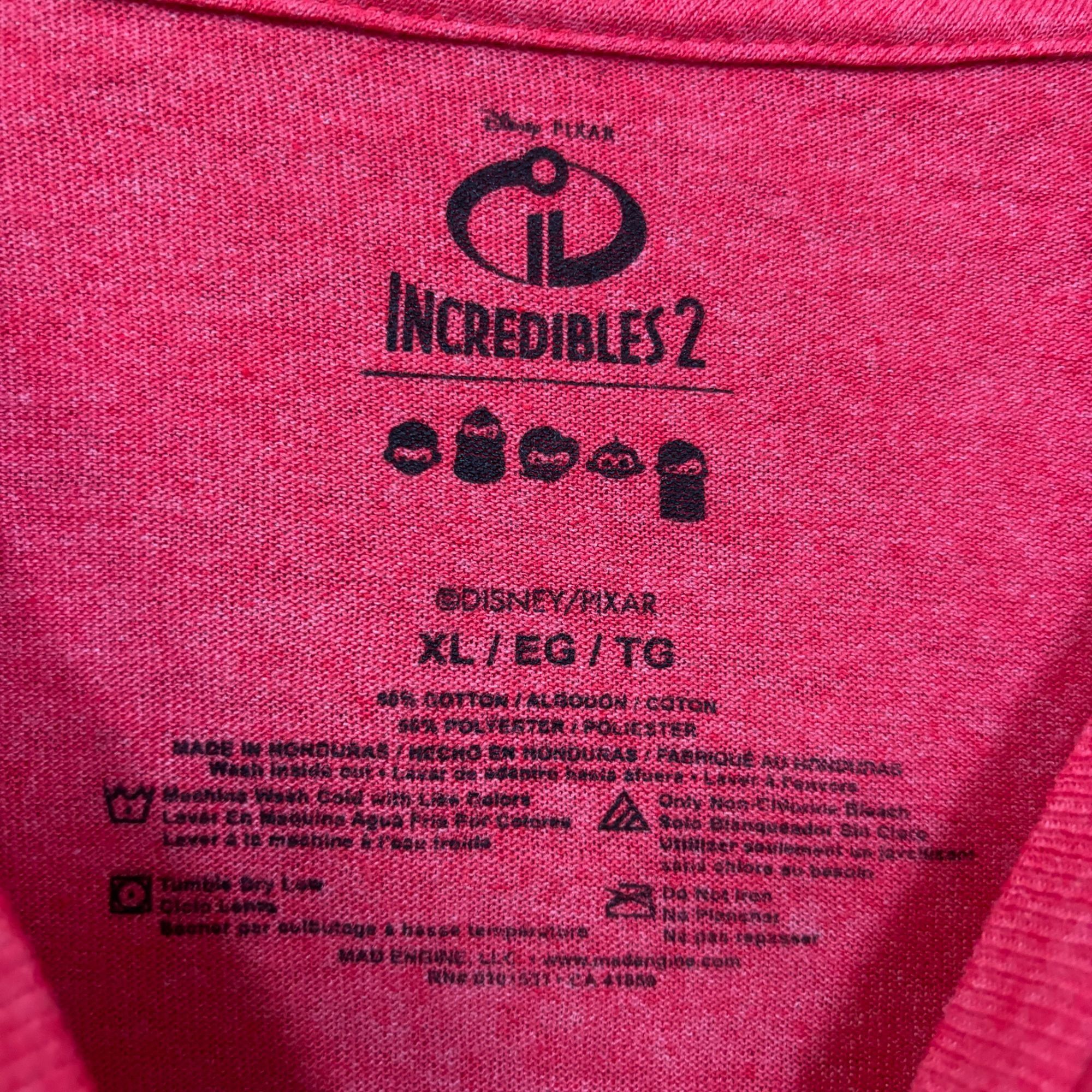 Disney Pixar The incredibles Logo Tshirt size XL Size US XL / EU 56 / 4 - 4 Thumbnail