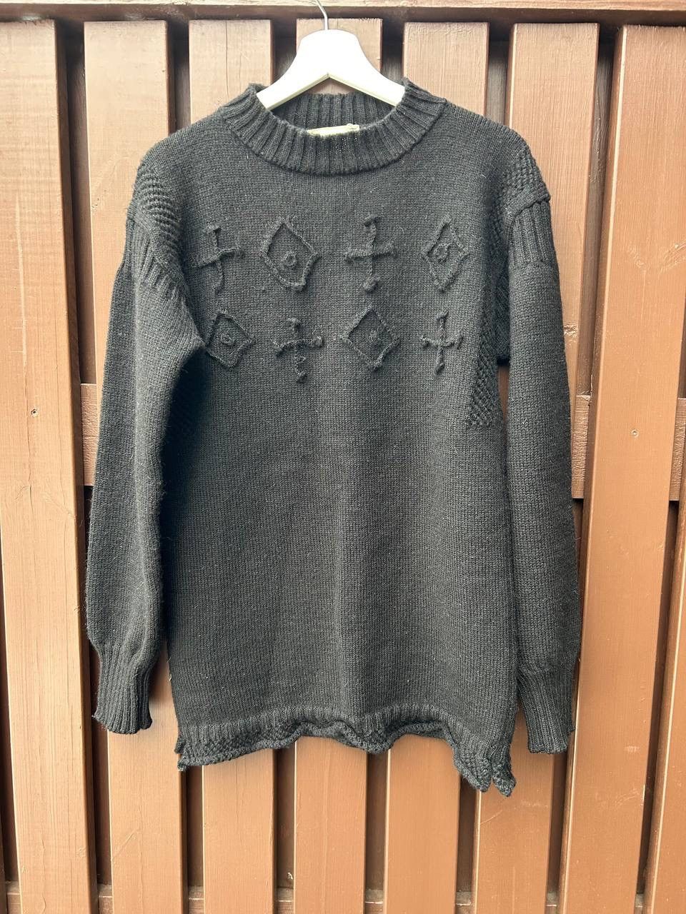 image of John Alexander Skelton Sweater in Black, Men's (Size Medium)