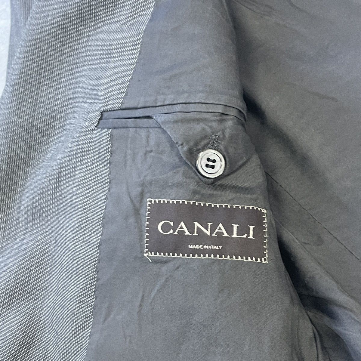Canali Canali Wool Suit Blazer / Pants Size 56R Size 54R - 10 Thumbnail