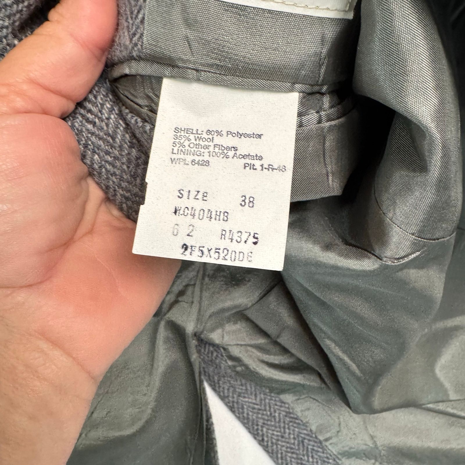 Wrangler vtg wrangler herringbone wool blazer 38r elbow patches Size US S / EU 44-46 / 1 - 6 Thumbnail