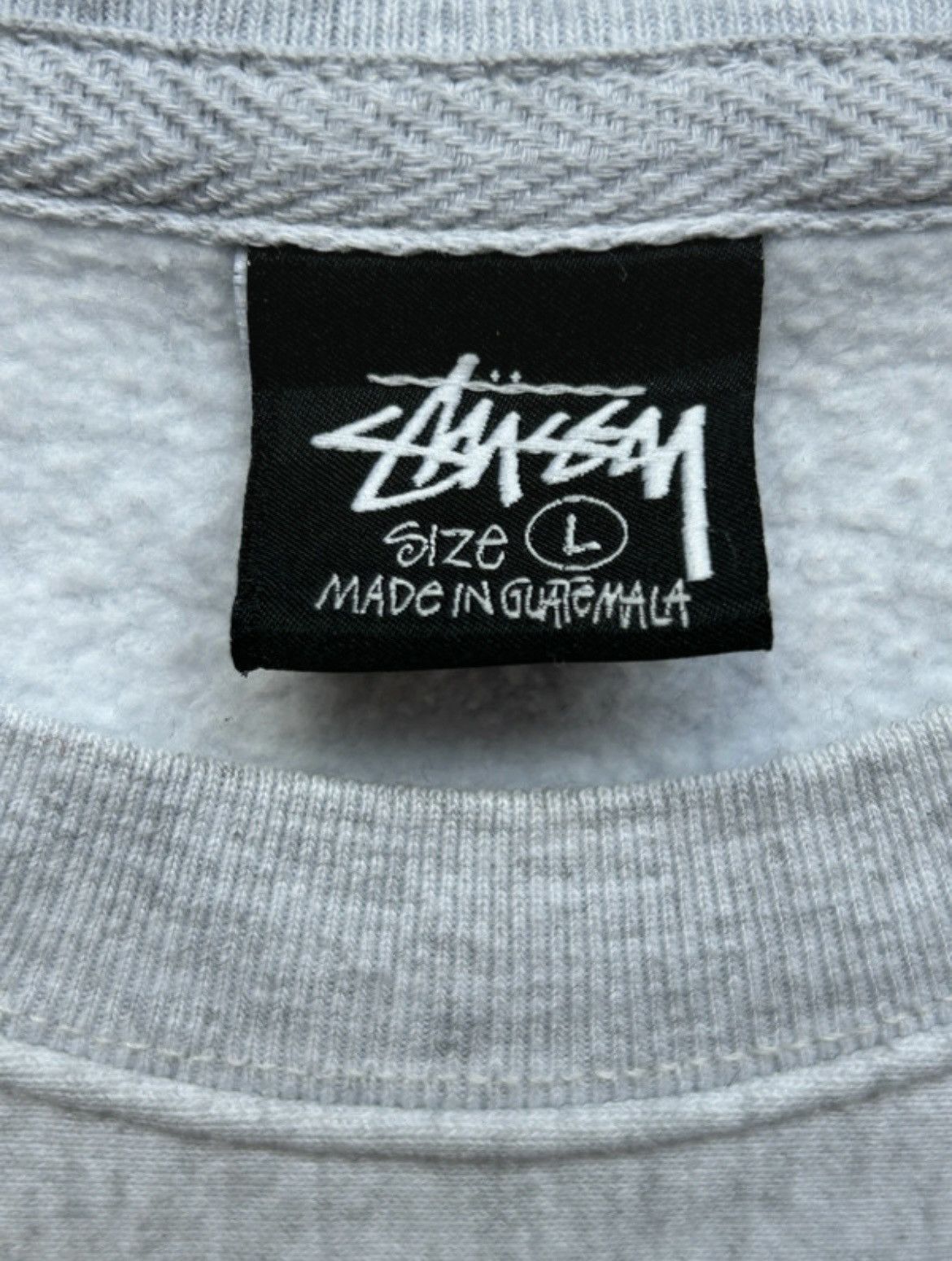Stussy Stüssy Light Gray Crewneck Size US L / EU 52-54 / 3 - 2 Thumbnail