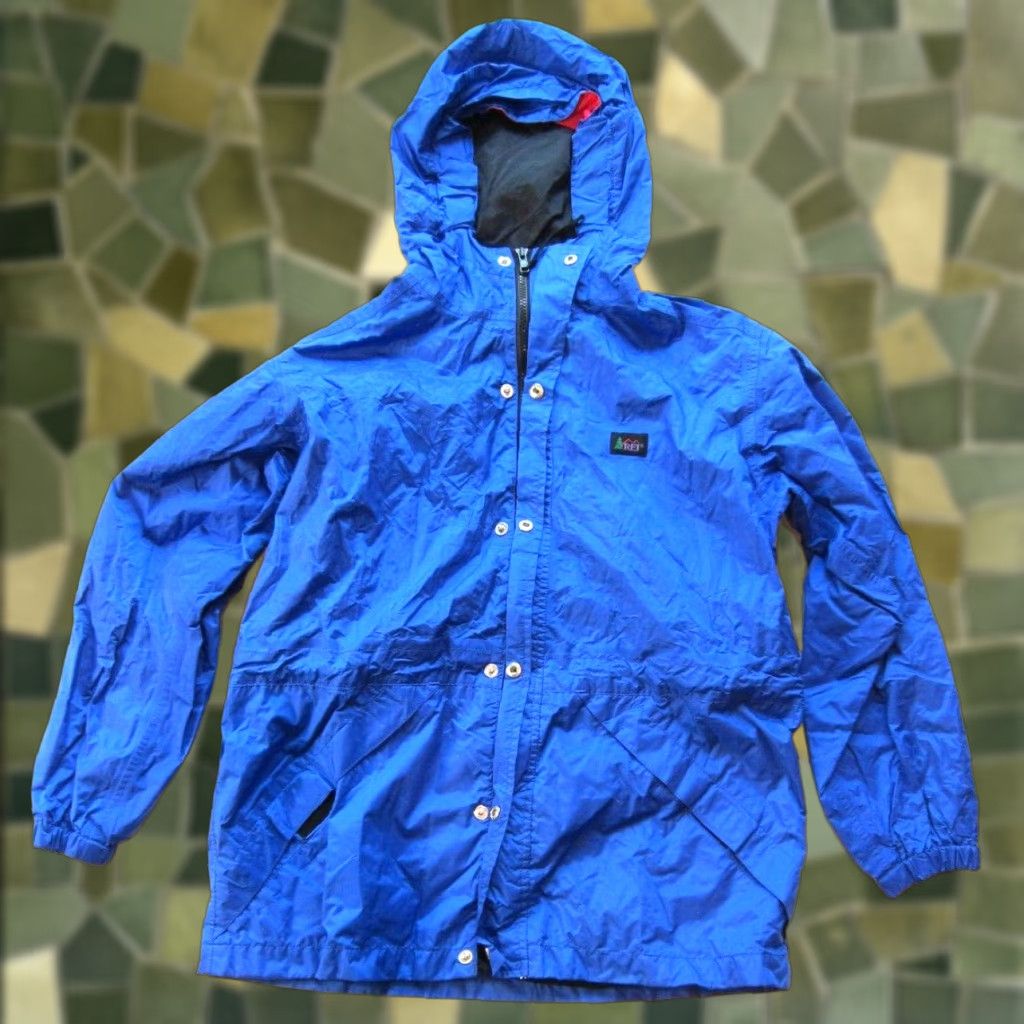 Vintage VINTAGE REI Elements Windbreaker Jacket Women Small Blue Size S / US 4 / IT 40 - 1 Thumbnail