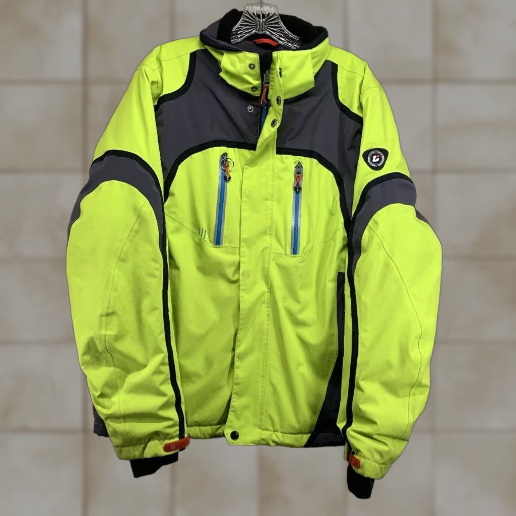 Vintage Killtec Level 5 Womens Ski Jacket Small Windproof Water Resistant Florescent Yellow Logo Ski Womens S Size S / US 4 / IT 40 - 1 Thumbnail