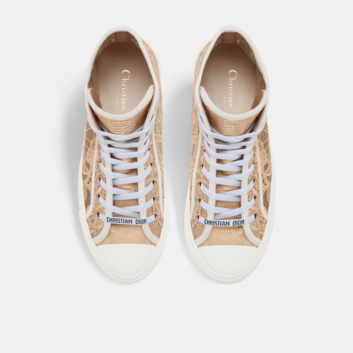 Dior o1bcso1str0225 Walk'n'Dior High-Top Sneaker in Golden Size US 5 / IT 35 - 3 Thumbnail