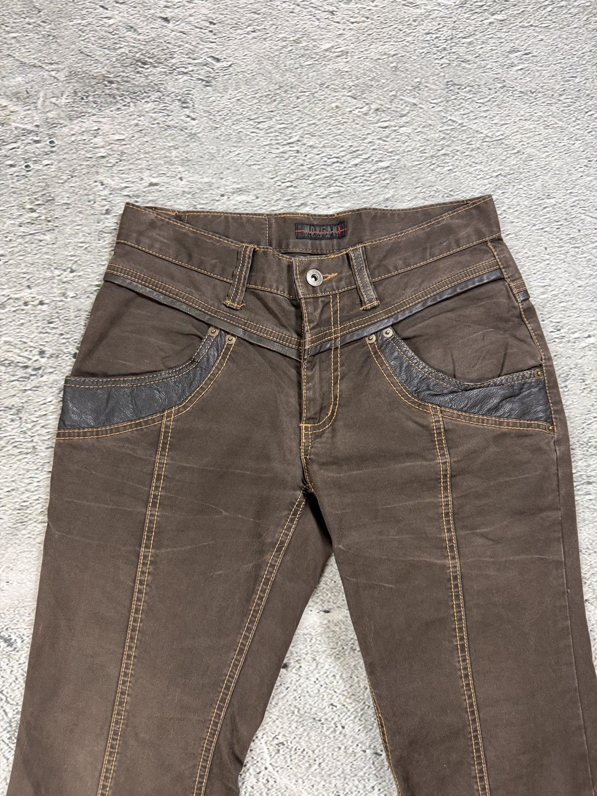 Morgan Homme Morgan Homme Y2K jeans flared brown Size 28" / US 6 / IT 42 - 2 Thumbnail
