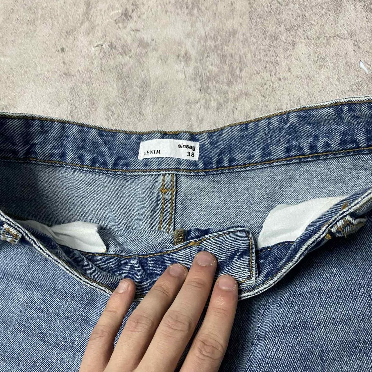 Other Blue high-waisted wide-leg denim jeans #skaterstyle Size 34" / US 12 / IT 48 - 4 Thumbnail