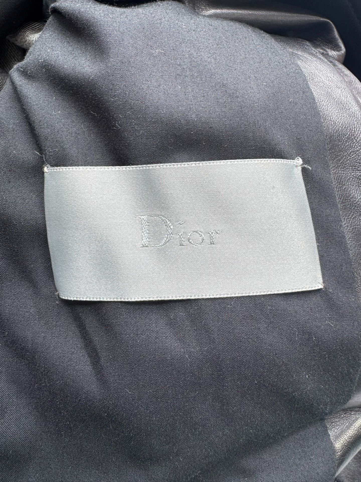 Dior Dior Lambskin Patchwork Denim Sleeve Jacket Size US S / EU 44-46 / 1 - 6 Thumbnail