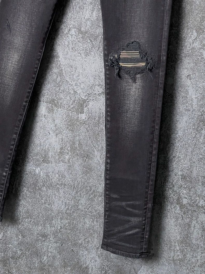 Amiri Amiri Letter embroidery distressed jeans Size US 30 / EU 46 - 4 Thumbnail