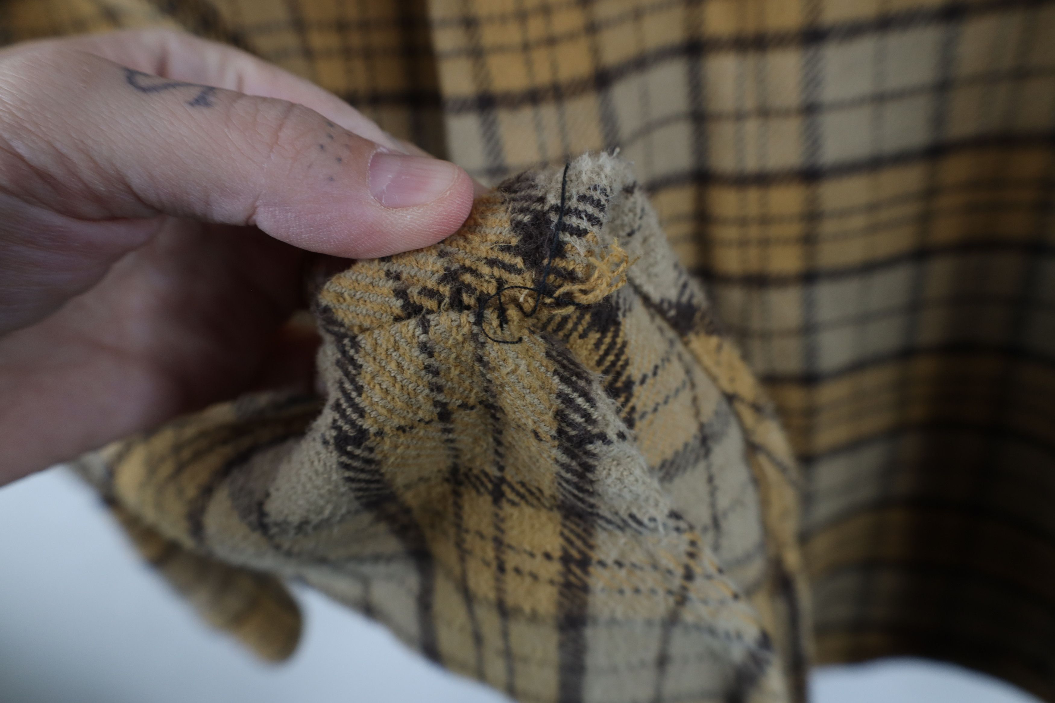 Vintage Vintage 90s Streetwear Flannel Button Shirt Plaid Size US XL / EU 56 / 4 - 9 Thumbnail