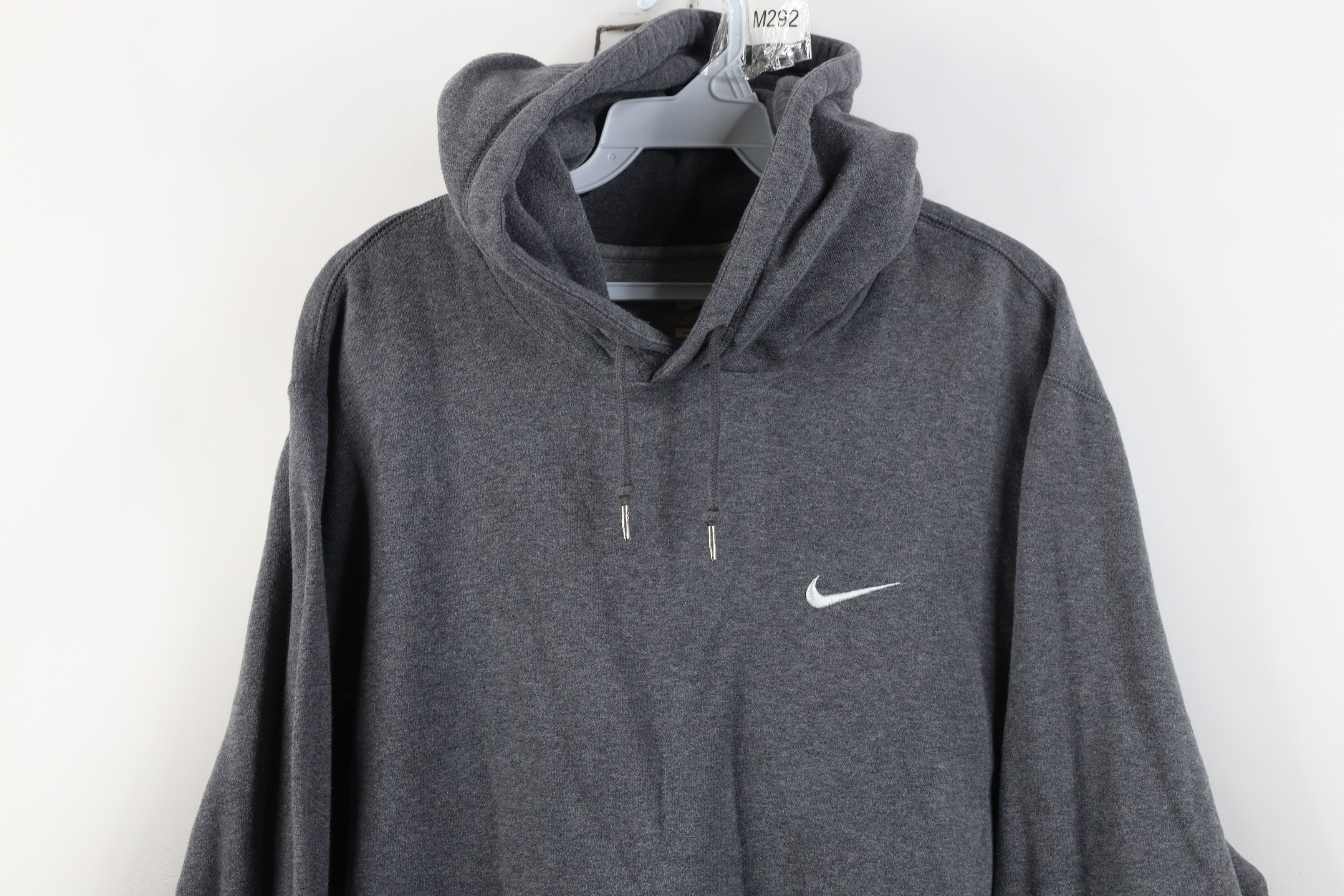 Nike Vintage Y2K Nike Mini Swoosh Heavyweight Hoodie Sweatshirt Size US XL / EU 56 / 4 - 2 Thumbnail