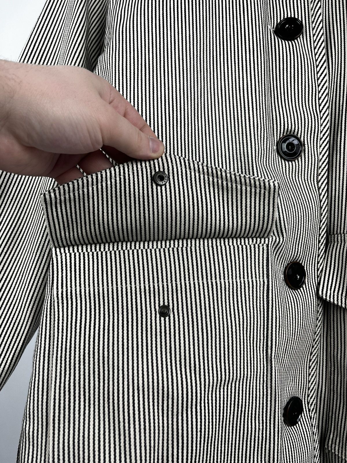 Other Striped cotton baker shirt jacket Sessun Size S / US 4 / IT 40 - 4 Thumbnail