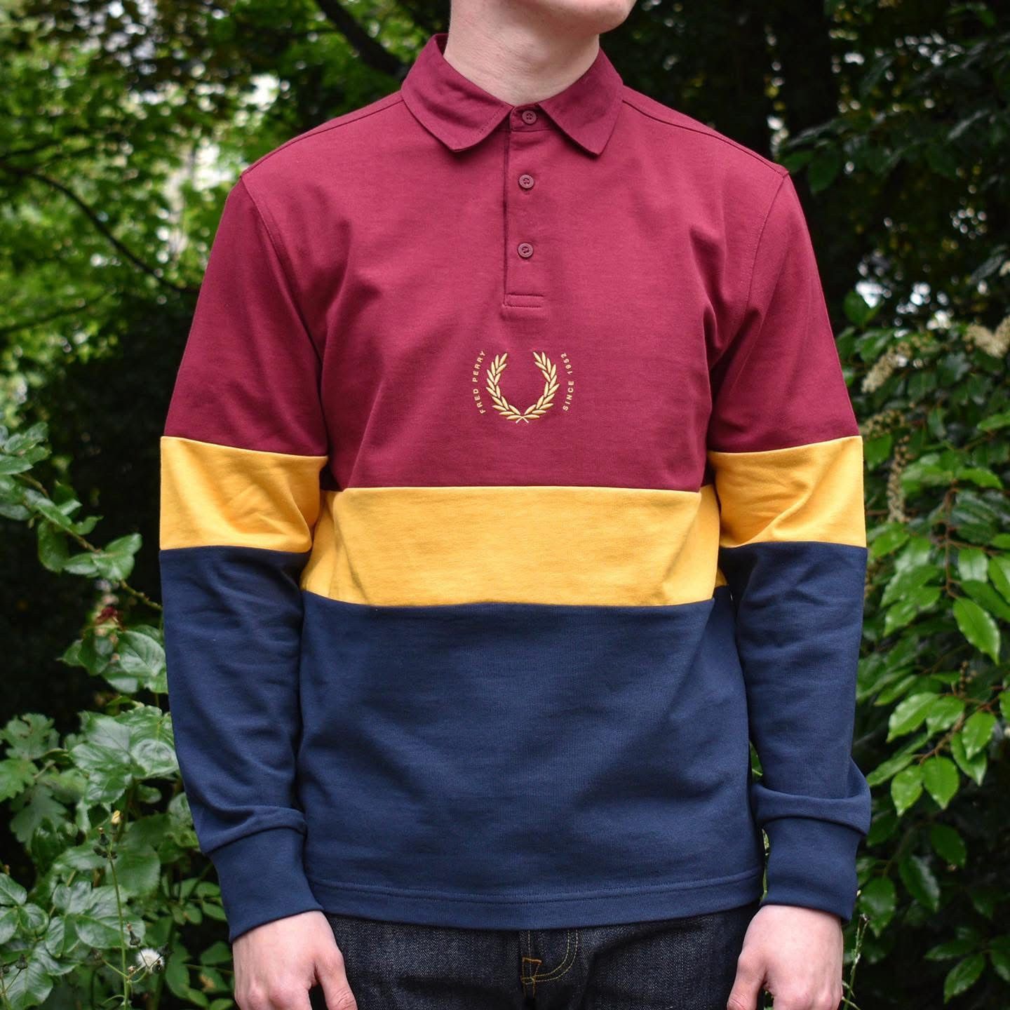Fred Perry Fred Perry Reissues Rugby Long Sleeve Polo Shirt Multi Size US M / EU 48-50 / 2 - 9 Thumbnail