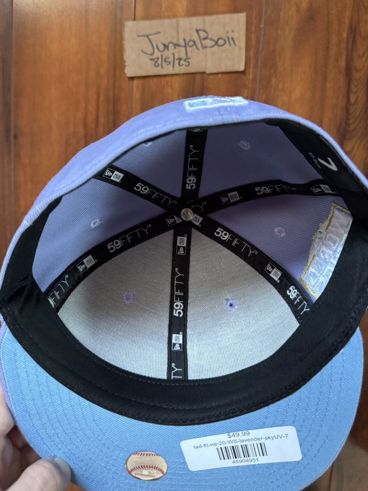 Hat Club Size 7 LA Dodgers 2020 World Series Sugar Shack Fitted Hat Size ONE SIZE - 6 Thumbnail