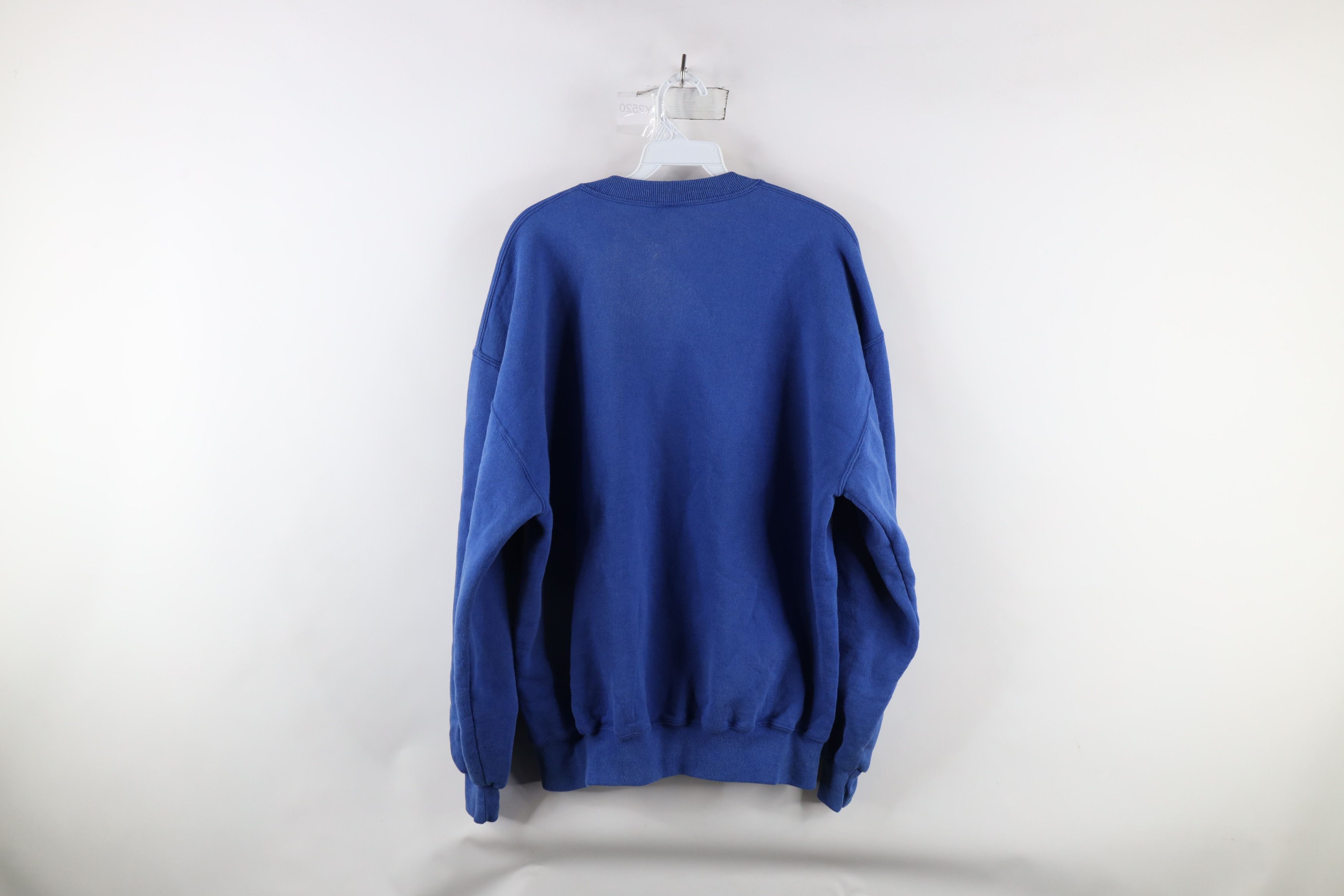 Russell Athletic × Vintage Vintage 90s Russell Athletic Crewneck Sweatshirt Royal USA Size US XL / EU 56 / 4 - 8 Thumbnail