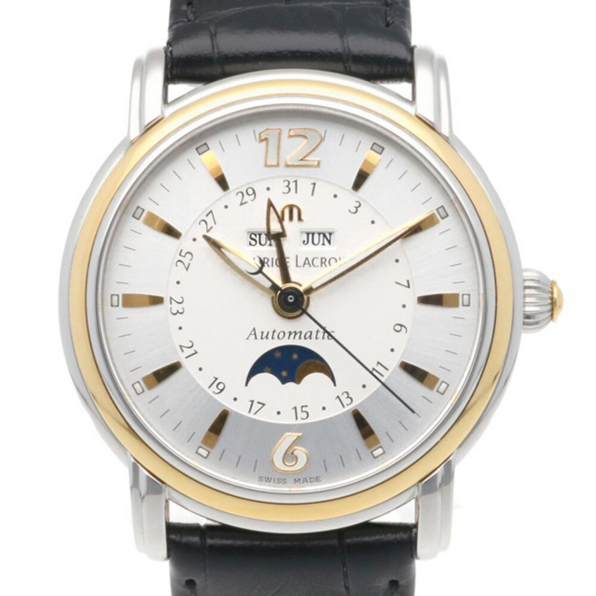 Maurice Lacroix Maurice Lacroix Masterpiece Watch Stainless Steel MP6347 Automatic Men's MAURICE LACROIX Overhauled Size ONE SIZE - 1 Thumbnail