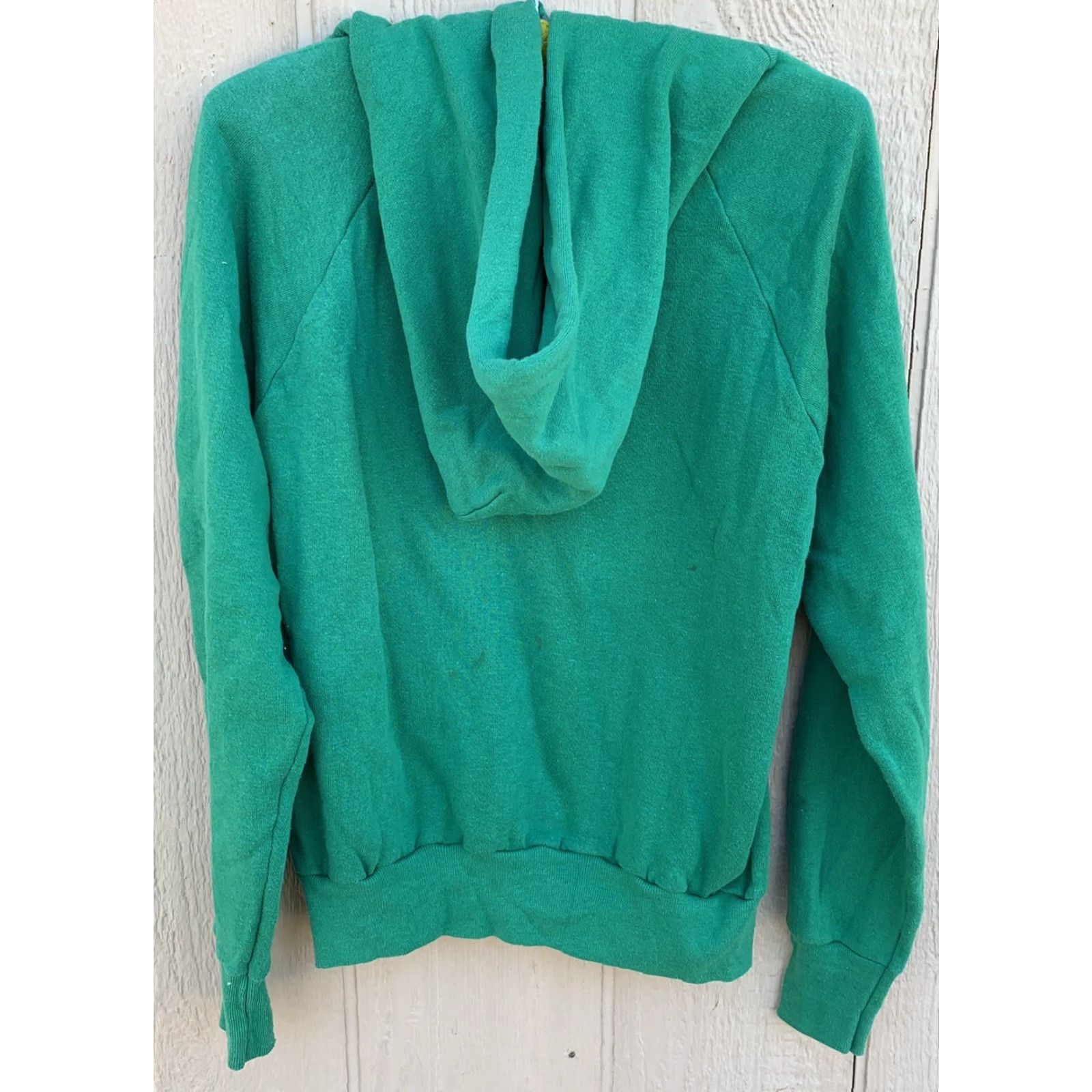 Vintage VINTAGE Wolf USF Hoodie Raglan Pullover Sweatshirt M Men Green Cotton Blend Made In USA Hoodie Pullover 1970s 1980s Mens Size US M / EU 48-50 / 2 - 4 Thumbnail